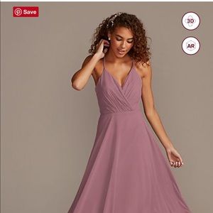 Formal Maxi dress. Color Quartz. Hemmed 5’4”